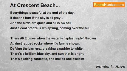 Emelia L. Bave - At Crescent Beach...