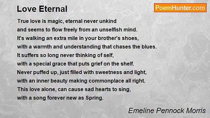 Emeline Pennock Morris - Love Eternal