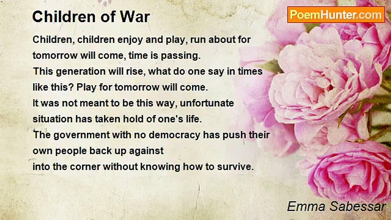 Emma Sabessar - Children of War
