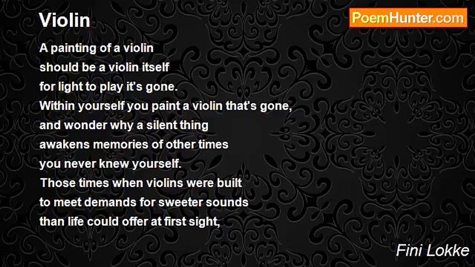 ⁣Fini Lokke - Violin