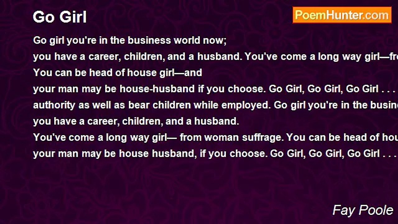 Fay Poole - Go Girl
