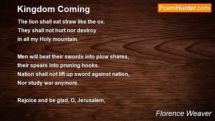 Florence Weaver - Kingdom Coming