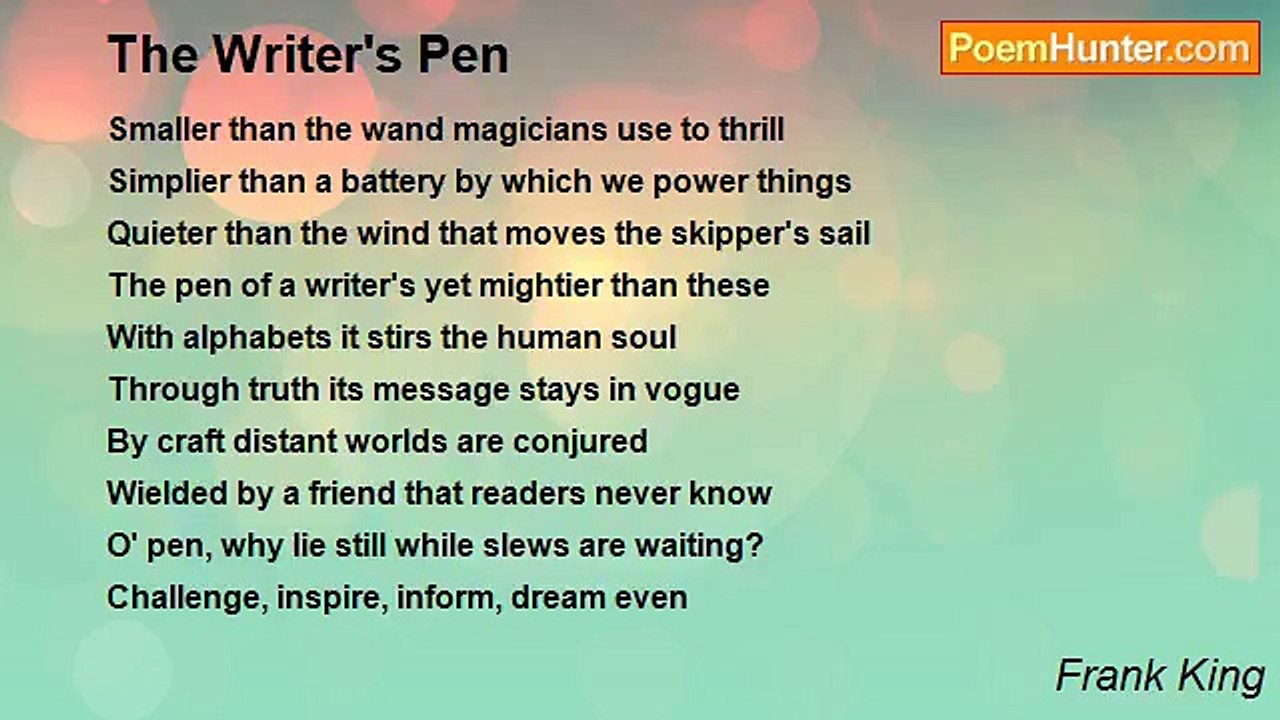 Frank King - The Writer's Pen