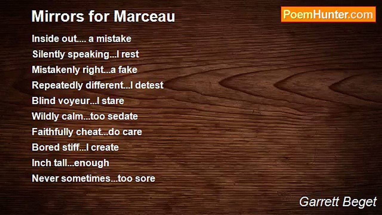 Garrett Beget - Mirrors for Marceau