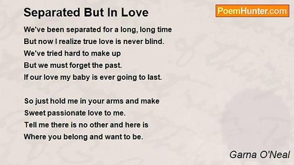 Garna O'Neal - Separated But In Love