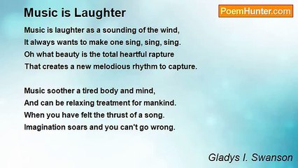 Gladys I. Swanson - Music is Laughter