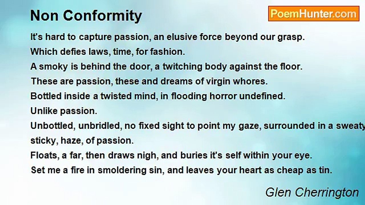 Glen Cherrington - Non Conformity
