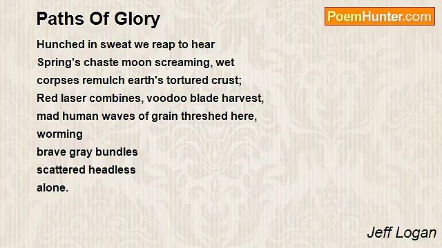 Jeff Logan - Paths Of Glory