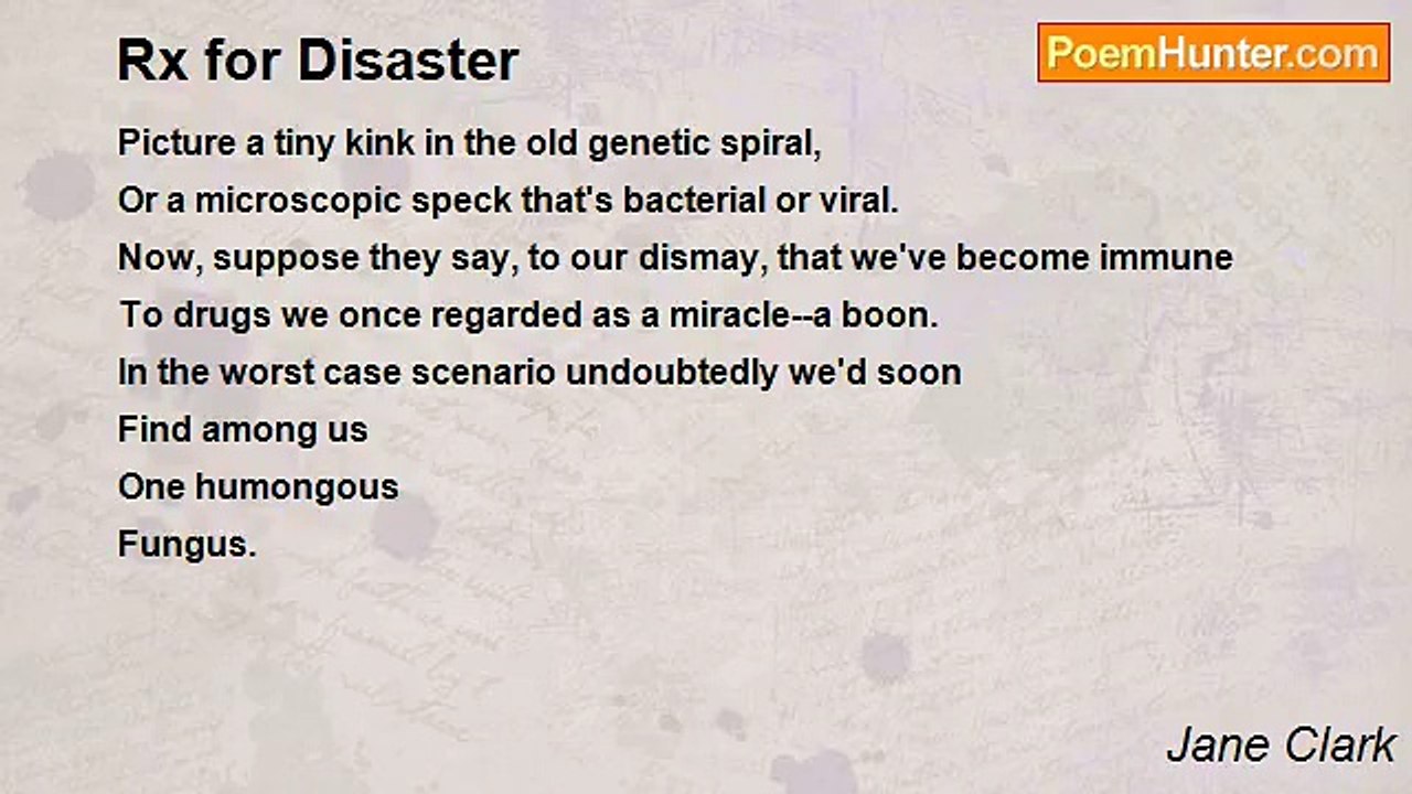 Jane Clark - Rx for Disaster