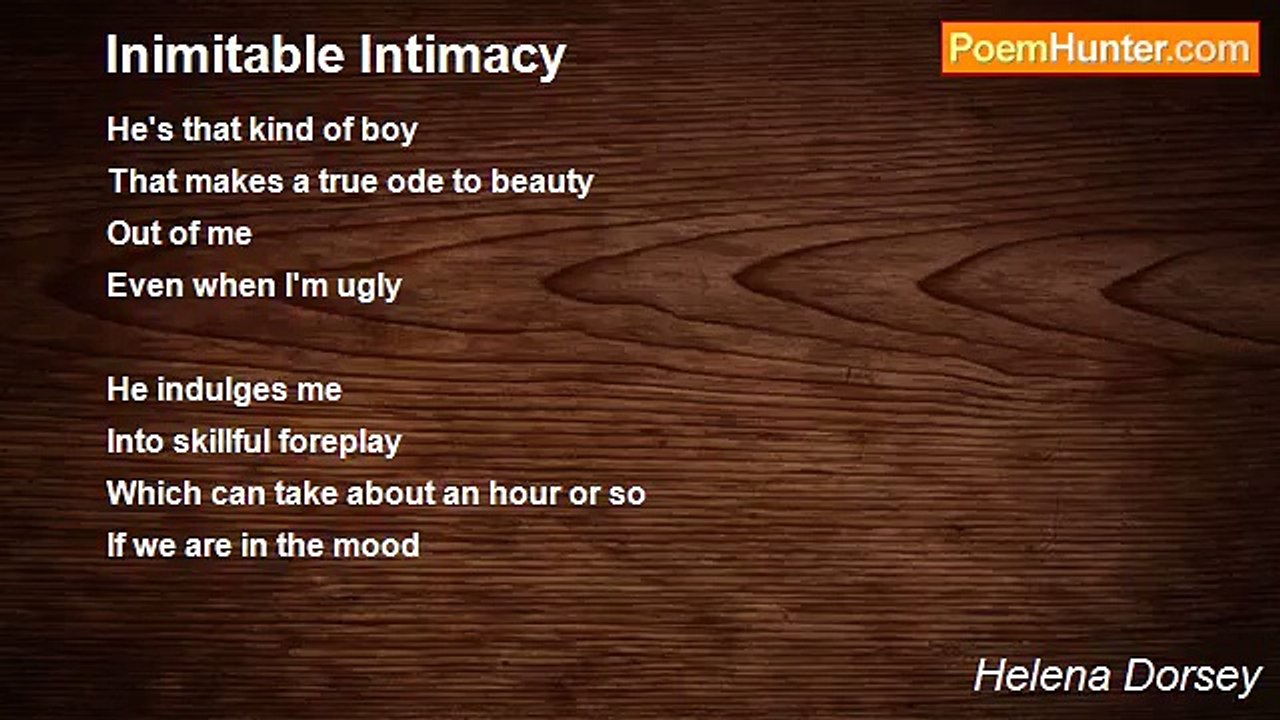 Helena Dorsey - Inimitable Intimacy