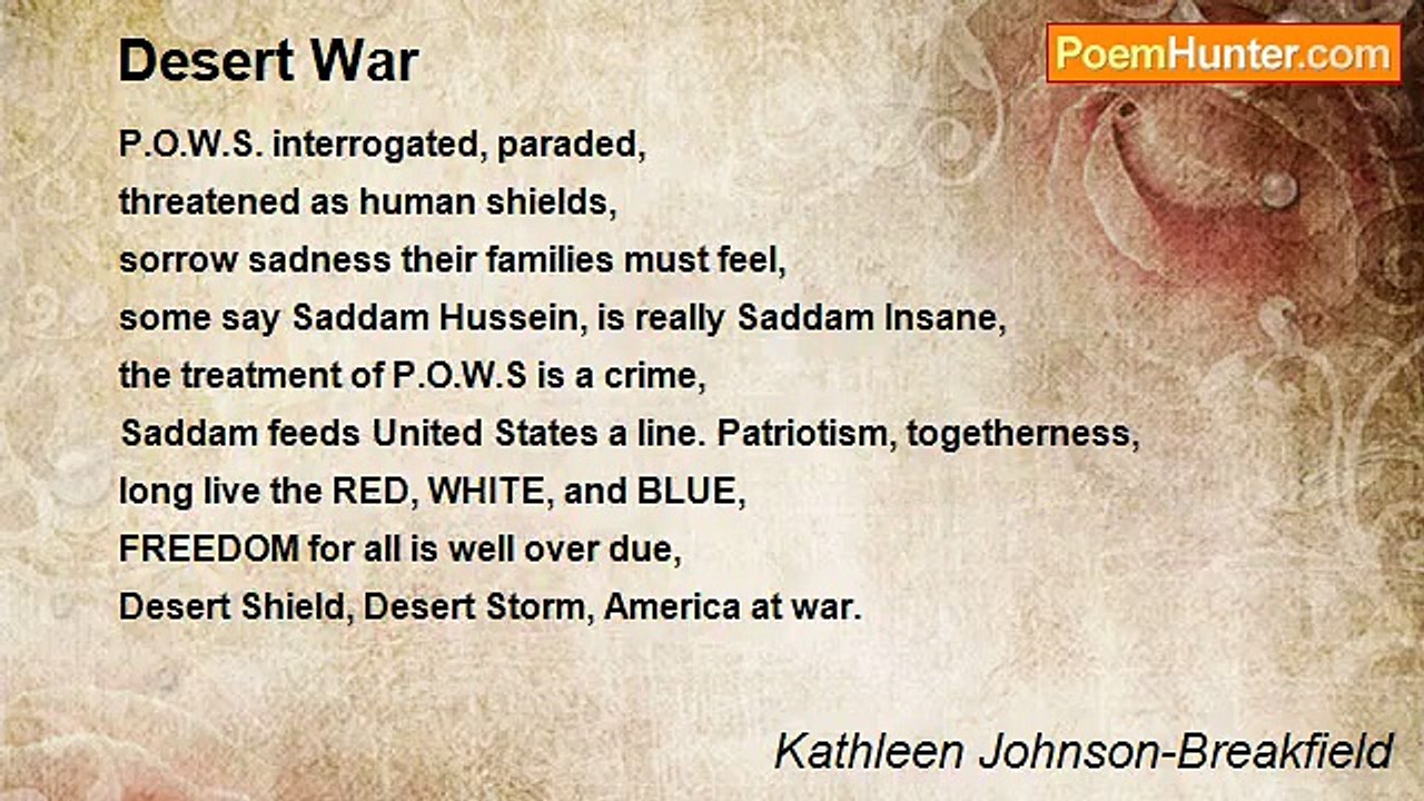 Kathleen Johnson-Breakfield - Desert War