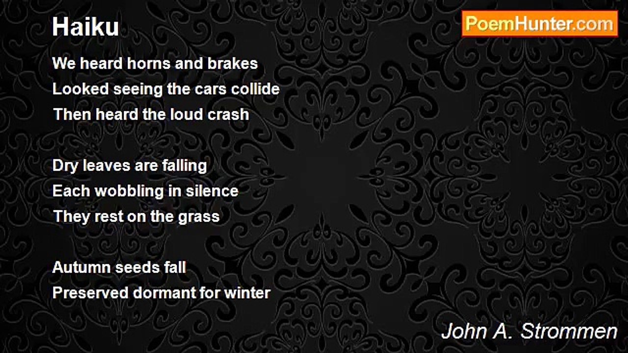 John A. Strommen - Haiku