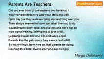 Margie Dolohanty - Parents Are Teachers