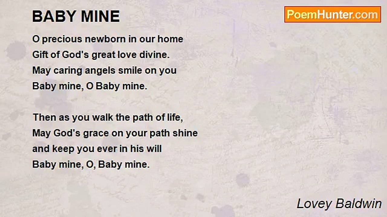 Lovey Baldwin - BABY MINE