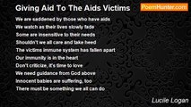 Lucile Logan - Giving Aid To The Aids Victims