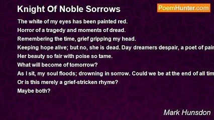 Mark Hunsdon - Knight Of Noble Sorrows