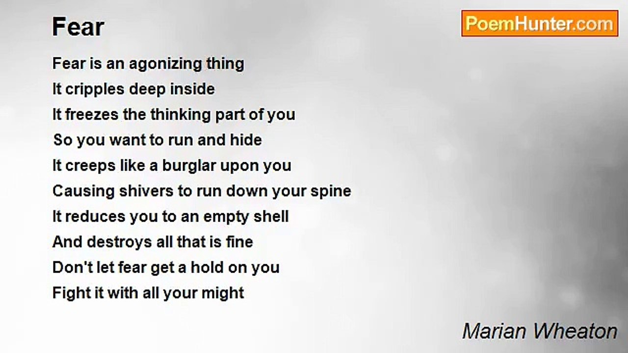 Marian Wheaton - Fear