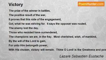 Lazare Sebastien Eustache - Victory