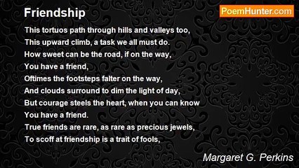 Margaret G. Perkins - Friendship