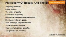 Merlin Archivilla - Philosophy Of Beauty And The Beautiful