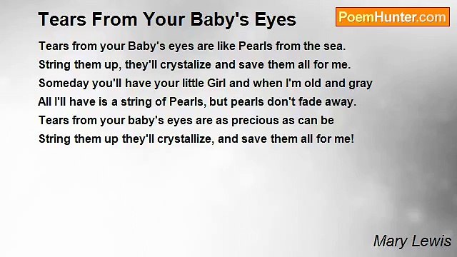 Mary Lewis - Tears From Your Baby's Eyes