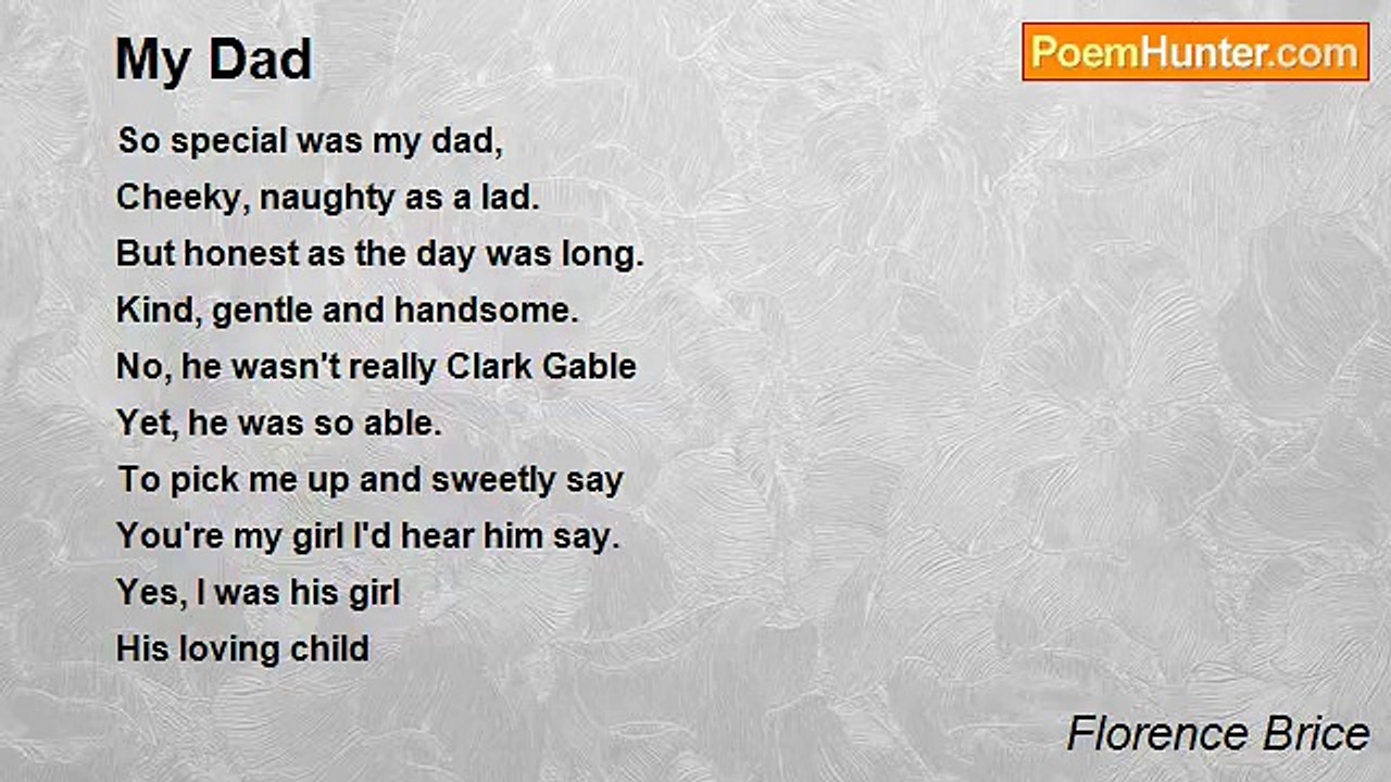 Florence Brice - My Dad