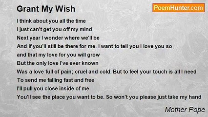 Mother Pope - Grant My Wish