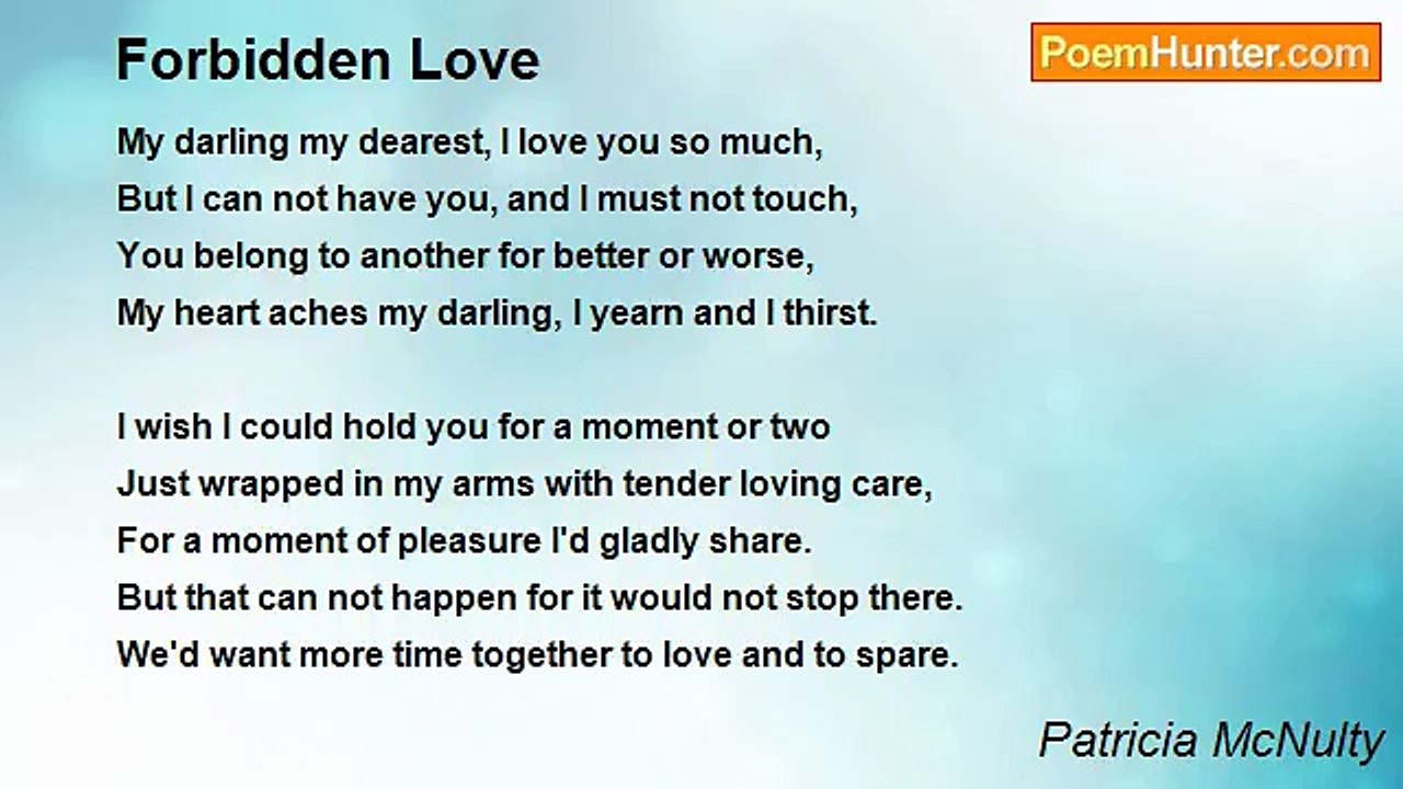 Patricia McNulty - Forbidden Love