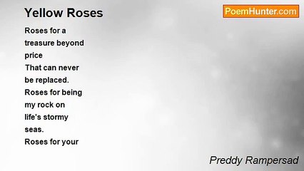Preddy Rampersad - Yellow Roses