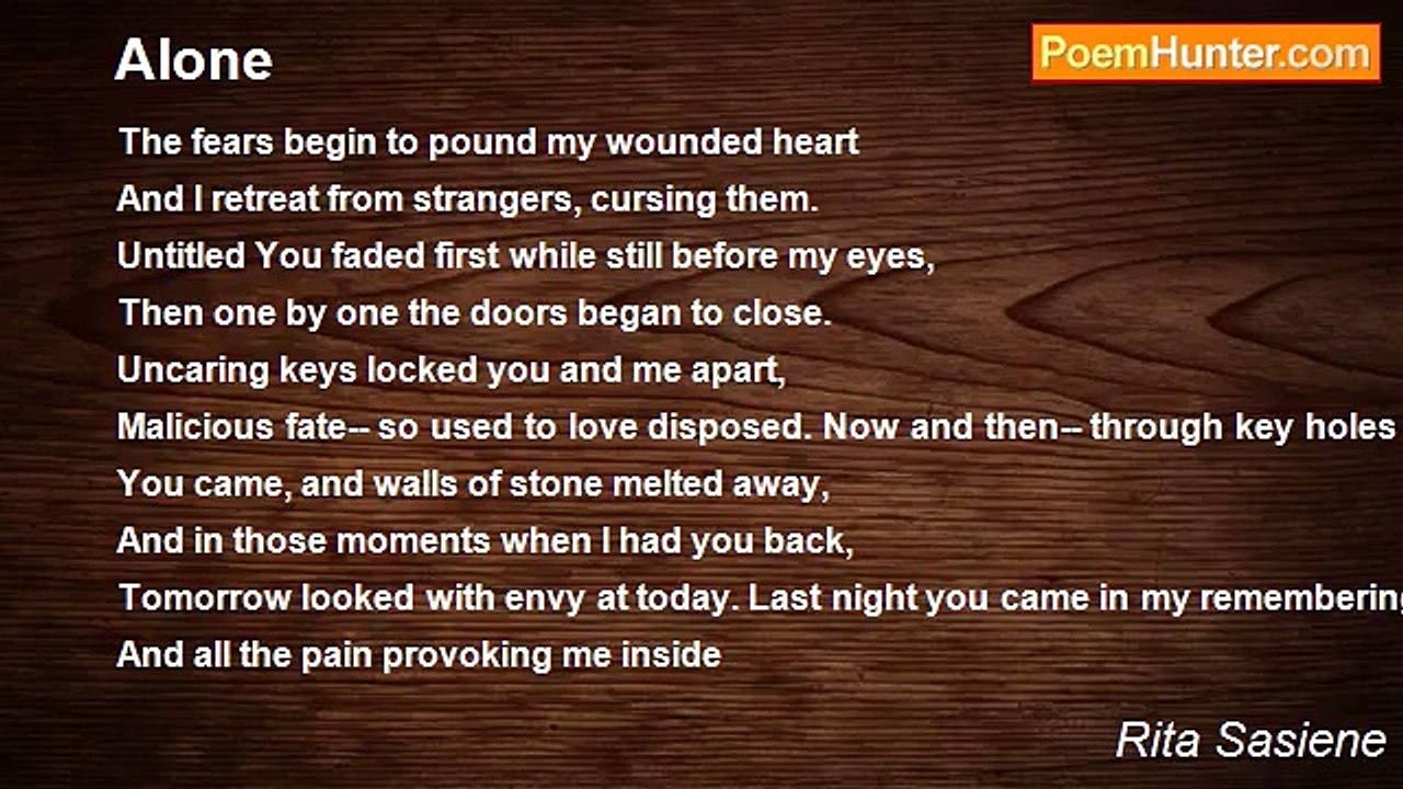 Rita Sasiene - Alone