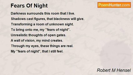Robert M Hensel - Fears Of Night