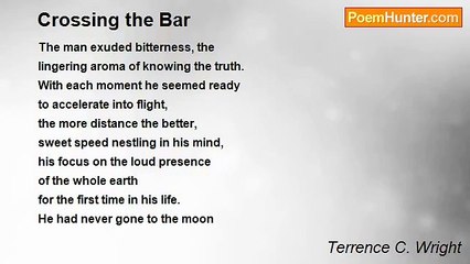 Terrence C. Wright - Crossing the Bar
