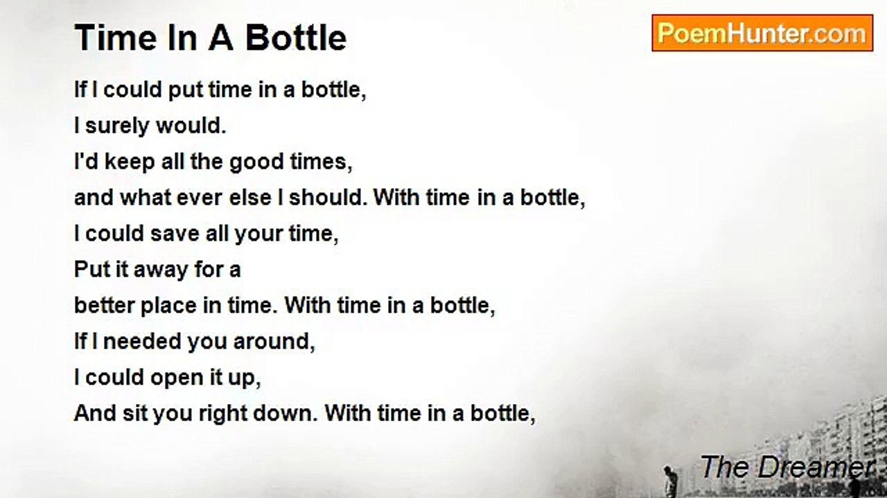 The Dreamer - Time In A Bottle