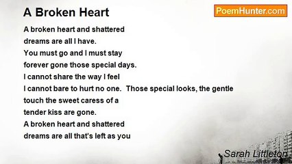Sarah Littleton - A Broken Heart
