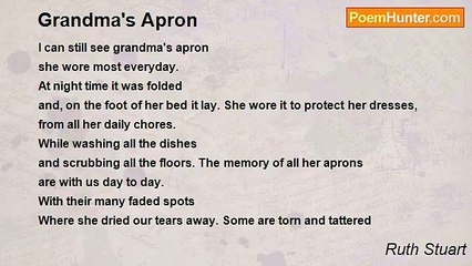 Ruth Stuart - Grandma's Apron