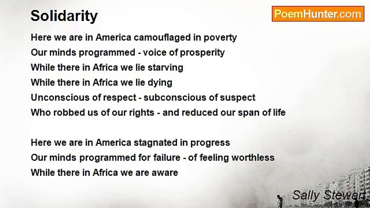 Sally Stewart - Solidarity