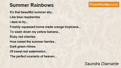 Saundra Diamante - Summer Rainbows