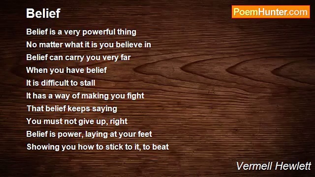 Vermell Hewlett - Belief