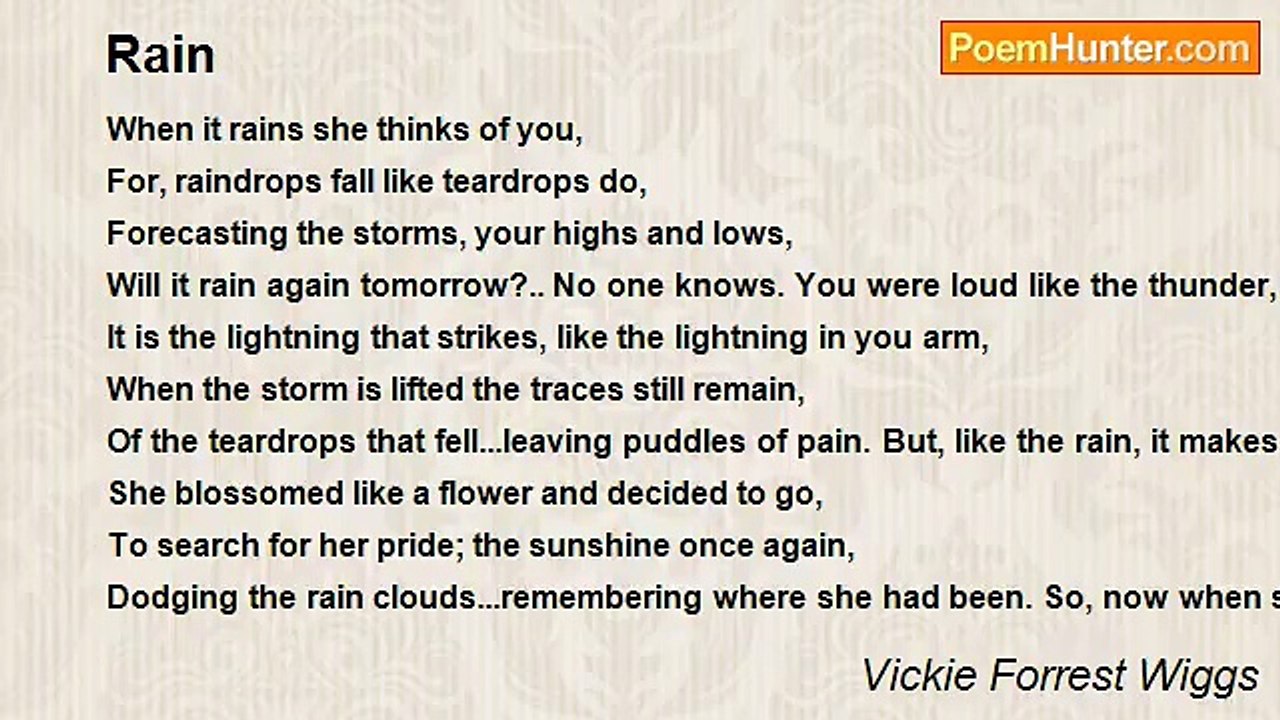 Vickie Forrest Wiggs - Rain