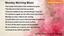 Wilma Dene Pinkard Skaggs - Monday Morning Blues