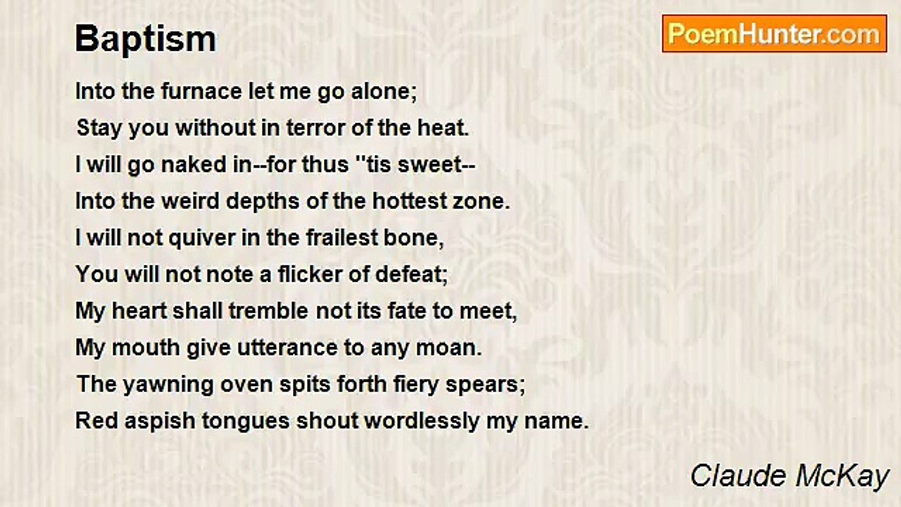 Claude McKay - Baptism