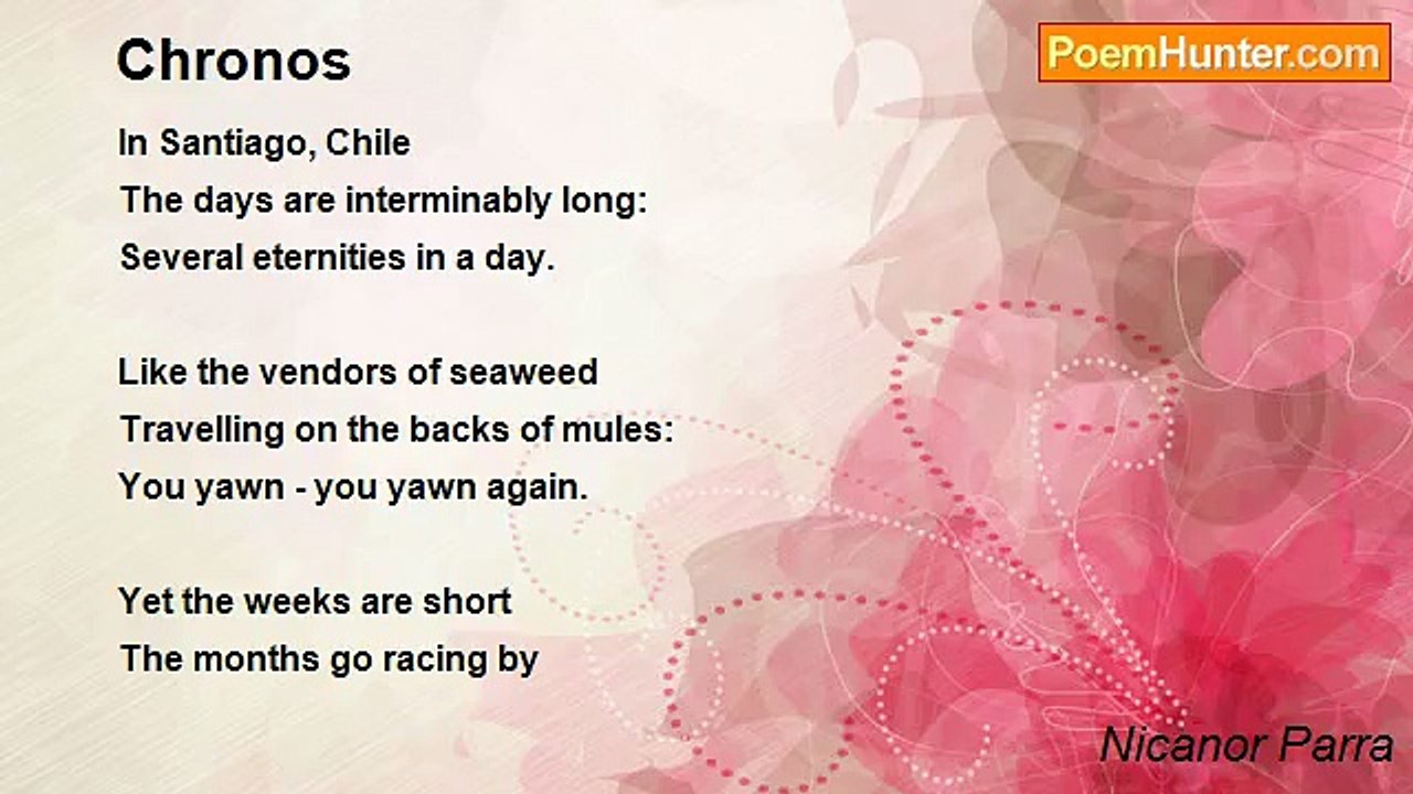 Nicanor Parra - Chronos