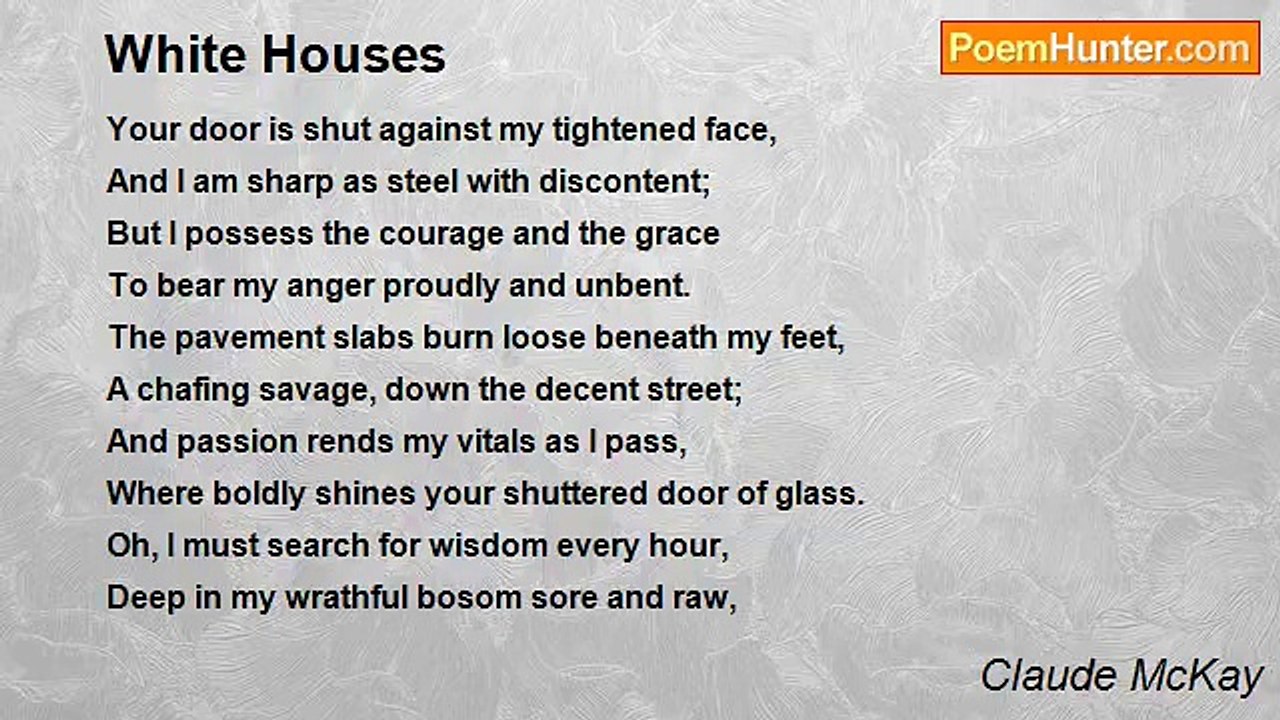 Claude McKay - White Houses