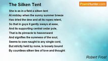 Robert Frost - The Silken Tent