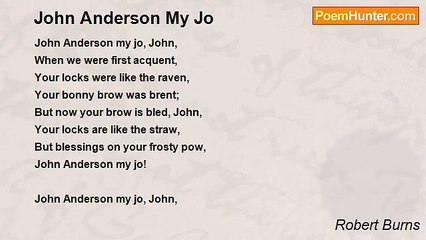 Robert Burns - John Anderson My Jo