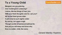 Gerard Manley Hopkins - To a Young Child
