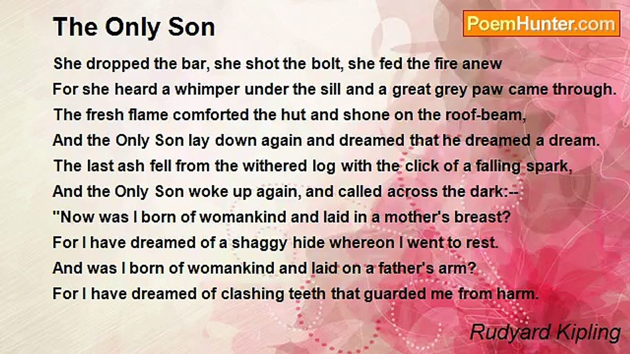 Rudyard Kipling - The Only Son