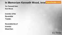 EJ Thribb - In Memoriam Kenneth Wood, inventor of the