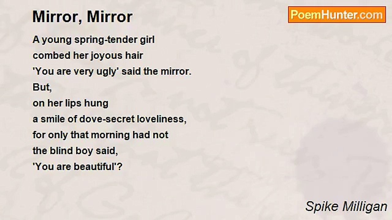 Spike Milligan - Mirror, Mirror