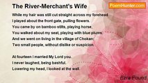 Ezra Pound - The River-Merchant's Wife